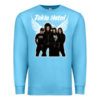 Ocean Blue Tökiö Hötél Pesonnel Premium Sweatshirt - linhVisuals