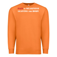 Carrot pain is weakness leaving the body Premium Sweatshirt - linhVisuals