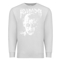 Dove Grey black metal pinhead Premium Sweatshirt - linhVisuals