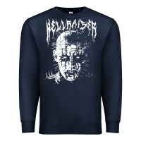Navy black metal pinhead Premium Sweatshirt - linhVisuals