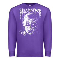 Purple black metal pinhead Premium Sweatshirt - linhVisuals