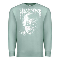 Seafoam black metal pinhead Premium Sweatshirt - linhVisuals