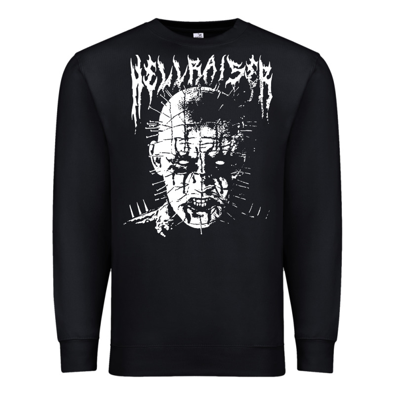 Black Metal Pinhead Premium Sweatshirt by linhVisuals | Teevron
