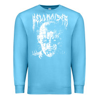 Ocean Blue black metal pinhead Premium Sweatshirt - linhVisuals