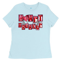 Baby Blue Heart breaker Valentine's Day Ladies Tee - FaDigitalArtStudio