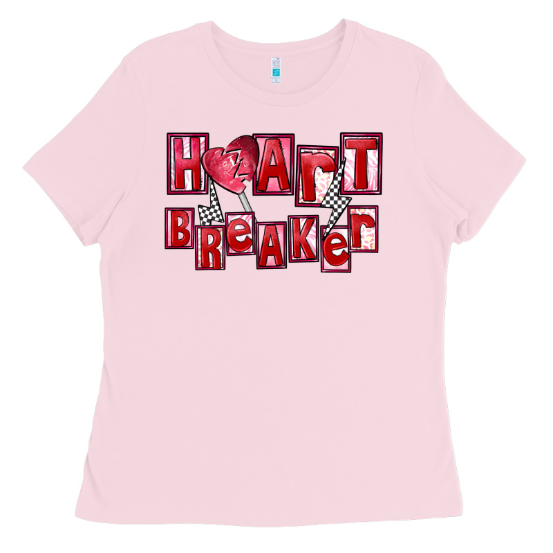 Heart Breaker Valentine's Day Ladies Tee by FaDigitalArtStudio | Teevron