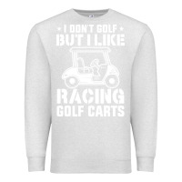 Oatmeal Heather i don't golf but i like racing golf carts Premium Sweatshirt - linhVisuals