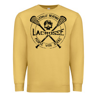 Antique Gold lacrosse legally beating people with sticks Premium Sweatshirt - linhVisuals