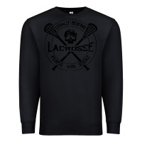 Black lacrosse legally beating people with sticks Premium Sweatshirt - linhVisuals