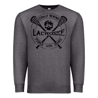 Charcoal Heather lacrosse legally beating people with sticks Premium Sweatshirt - linhVisuals