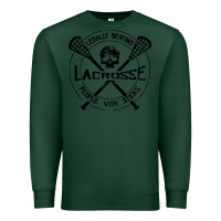 Sports Green lacrosse legally beating people with sticks Premium Sweatshirt - linhVisuals