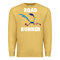 Antique Gold Road Runner Premium Sweatshirt - linhVisuals