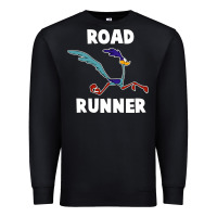 Black Road Runner Premium Sweatshirt - linhVisuals