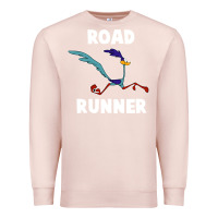 Pale Pink Road Runner Premium Sweatshirt - linhVisuals