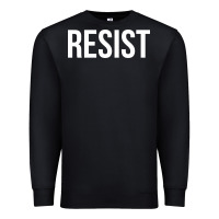 Black resist Premium Sweatshirt - linhVisuals