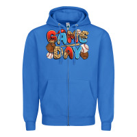True Royal game day baseball Zipper Hoodie - JahusDesignShop