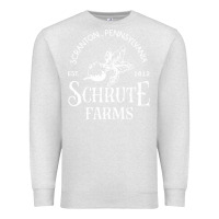 Oatmeal Heather schrute farms Premium Sweatshirt - linhVisuals
