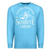 Ocean Blue schrute farms Premium Sweatshirt - linhVisuals