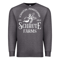 Charcoal Heather schrute farms Premium Sweatshirt - linhVisuals