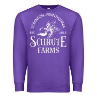 Purple schrute farms Premium Sweatshirt - linhVisuals
