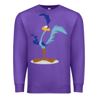 Purple Road Runner Beep Premium Sweatshirt - linhVisuals
