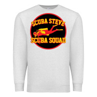 Oatmeal Heather scuba steve Premium Sweatshirt - linhVisuals