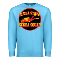 Ocean Blue scuba steve Premium Sweatshirt - linhVisuals