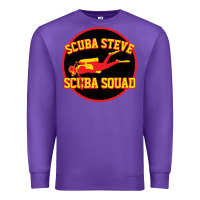 Purple scuba steve Premium Sweatshirt - linhVisuals