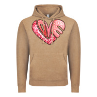 Vintage Coffee heart shaped love valentine's day Vintage Hoodie - LillyAllenDesigns