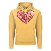 Vintage Mustard heart shaped love valentine's day Vintage Hoodie - LillyAllenDesigns