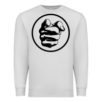 Dove Grey cool-grand-funk-railroad-pointing-finger-merch Premium Sweatshirt - linhVisuals