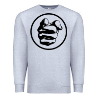 Heather Grey cool-grand-funk-railroad-pointing-finger-merch Premium Sweatshirt - linhVisuals