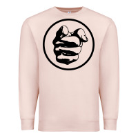 Pale Pink cool-grand-funk-railroad-pointing-finger-merch Premium Sweatshirt - linhVisuals