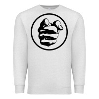 Oatmeal Heather cool-grand-funk-railroad-pointing-finger-merch Premium Sweatshirt - linhVisuals