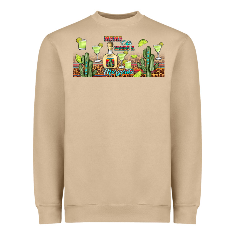 Mama Cita Needs A Margarita Heavyweight Sweatshirt by JahusDesignShop | Teevron