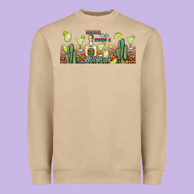Mama Cita Needs A Margarita Heavyweight Sweatshirt Designed By Jahusdesignshop