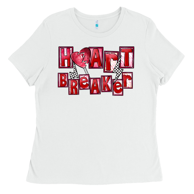 Heart Breaker Valentine's Day Ladies Tee by FaDigitalArtStudio | Teevron