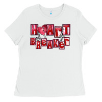 White Heart breaker Valentine's Day Ladies Tee - FaDigitalArtStudio