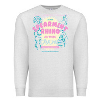 Oatmeal Heather spearmint rhino las vegas Premium Sweatshirt - linhVisuals