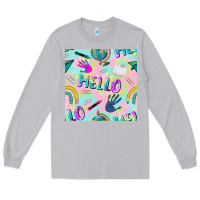 Moon Dust hello kindergarten seamless pattern Long Sleeve Tee - BundleAndBundleShop