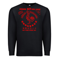 Black sriracha sauce Premium Sweatshirt - linhVisuals