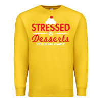 Lemon stressed is desserts spelled backwards Premium Sweatshirt - linhVisuals