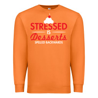 Carrot stressed is desserts spelled backwards Premium Sweatshirt - linhVisuals