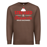Chestnut stressed is desserts spelled backwards Premium Sweatshirt - linhVisuals