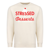 Sandshell stressed is desserts spelled backwards Premium Sweatshirt - linhVisuals