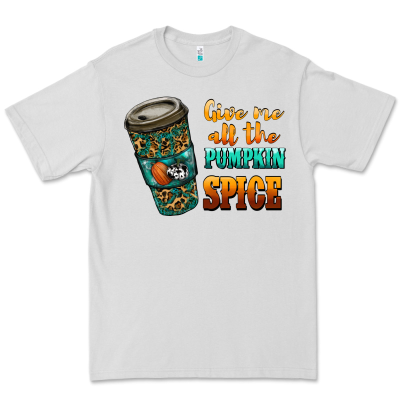Watercolor Give Me All The Pumpkin Spice Premium Tee by RanaPortraitStore | Teevron