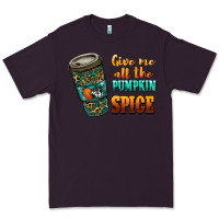 Plum watercolor give me all the pumpkin spice Premium Tee - RanaPortraitStore