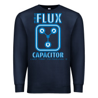 Navy the flux capacitor Premium Sweatshirt - linhVisuals