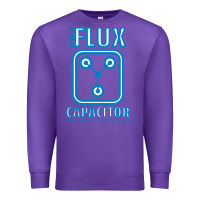 Purple the flux capacitor Premium Sweatshirt - linhVisuals