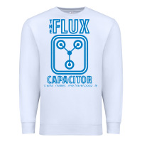 White the flux capacitor Premium Sweatshirt - linhVisuals